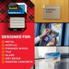 Scotch® putty removable 2oz surfaces 2024