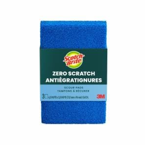 Scotch-Brite Zero Scratch Scour Pad 623-10, 10/3 image Scotch-Brite Zero Scratch Scour Pad 623-10, 10/3image
