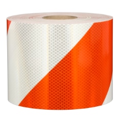 3M Flexible Prismatic Retroreflective Prestriped Sheeting 3336Li, 6 in, left stripe