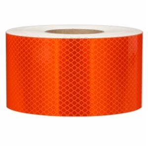 3M™ Flexible Prismatic Retroreflective Sheeting 3314i, Orange, 4 in x 200 ydimage