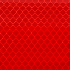 3M Flexible Prismatic Retroreflective Sheeting 3312i, Red, Closeup Swatch