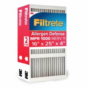 Filtrete Electrostatic Air Filter 1000 MPR NADP01-2PK-1E, 16 in x 25 in x 4 in (40.6 cm x 63.5 cm x 10.1 cm)image