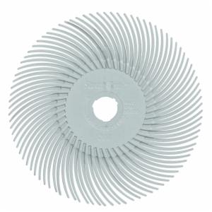 Scotch-Brite Precision Radial Bristle Brush, PN-RB, 120+, 3 in x 3/8 in, Type C, 40/Carton, 80 ea/Caseimage