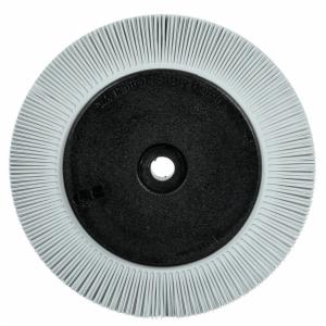 Scotch-Brite Precision Radial Bristle Brush, PN-RB, 120+, 8 in x 1 in x 1-1/4 in, Type S, with Flange, 2 ea/Caseimage
