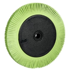 A Scotch-Brite Precision Radial Bristle Brush, PN-RB, green, 8 in, 50, TS