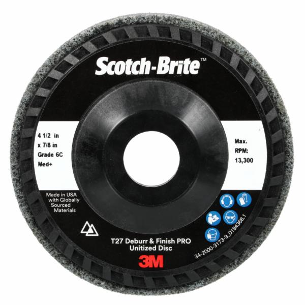 Scotch-Brite Deburr and Finish Pro Unitized Disc