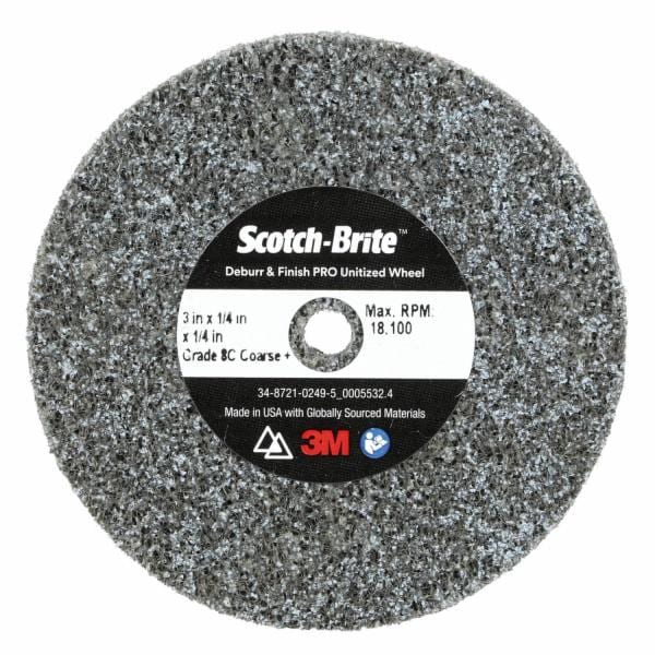 Scotch-Brite Deburr & Finish PRO Unitized Wheel