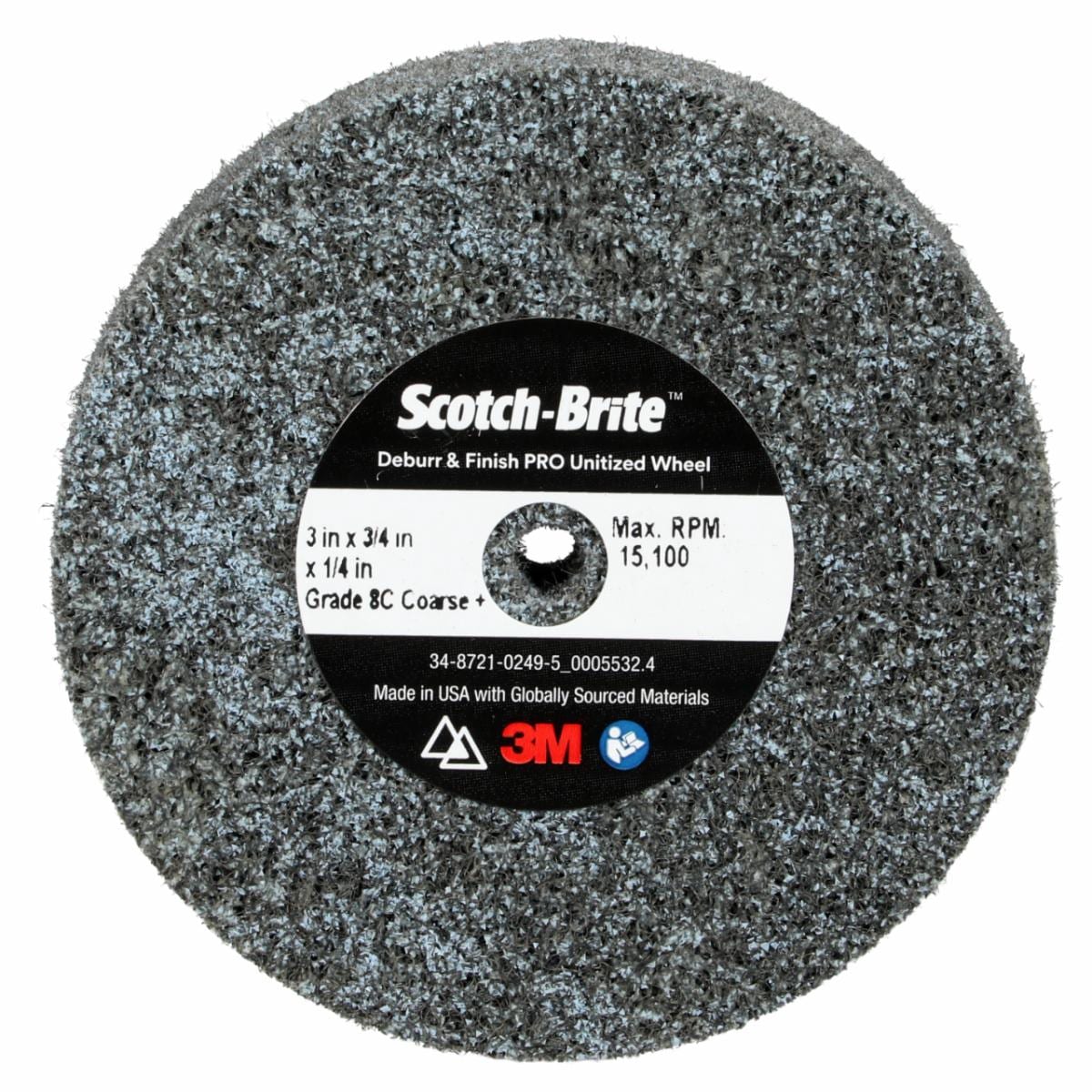 Scotch-Brite Deburr & Finish Pro Unitized Wheel