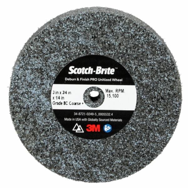 Scotch-Brite Deburr & Finish Pro Unitized Wheel