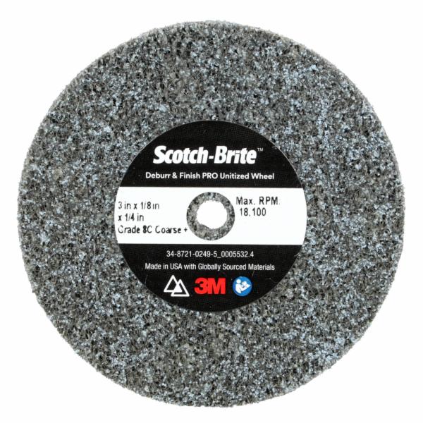 Scotch-Brite Deburr & Finish PRO Unitized Wheel