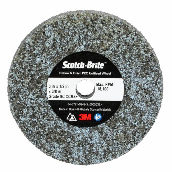 Scotch-Brite Deburr & Finish PRO Unitized Wheel