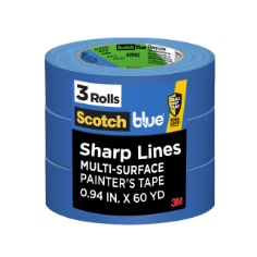 Scotch Blue™ sharp lines painters tape 94x60 3 rolls 2093