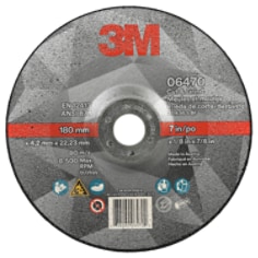 A 3M Cut & Grind Wheel, 06470, 36+, T27, 7 in x 1/8 in x 7/8 in