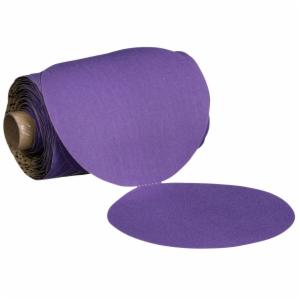 3M™ Cubitron II Stikit Paper Disc Roll 732U, 220+ C-weight, 5 in x NH, Die 500X, 100 Discs/Roll, 4 Rolls/Caseimage