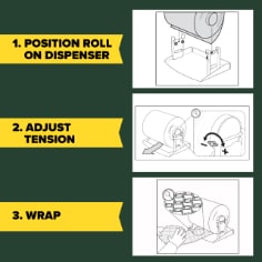 Scotch™ Cushion Lock Protective Wrap Dispenser PCW-121000-D-P, 15.4 in x 7.22 in x 11.9 in (391 mm x 183 mm x 303 mm)