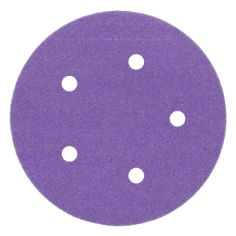 A 3M Cubitron II Hookit Paper Disc 732U, 150+ to 240+ in x NH, D/F 5HL, Die 500FH