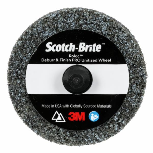 Scotch-Brite Roloc Deburr & Finish PRO Unitized Wheel