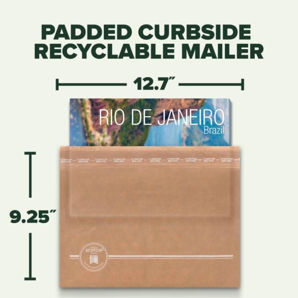 Scotch Curbside Recyclable Padded Mailer CR-4-1