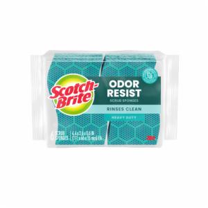 Scotch-Brite Odor Resist Heavy Duty Sponge 30306-4, 4/6 image Scotch-Brite Odor Resist Heavy Duty Sponge 30306-4, 4/6image