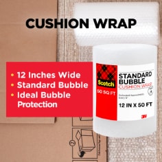 Scotch™ Cushion Wrap, 12 in. x 50 ft., 1 Roll/Pack