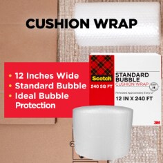 Scotch™ Cushion Wrap, 12 in x 240 ft