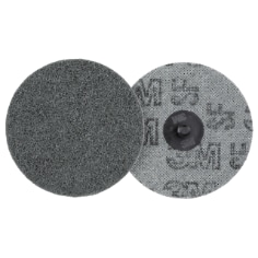 A Scotch-Brite Roloc Surface Conditioning Disc, 07512, SC-DR, SiC Super Fine, TR, 4 in