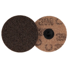 A Scotch-Brite Roloc Surface Conditioning Disc, 07482, SC-DR, A/O Coarse, TR, 4 in