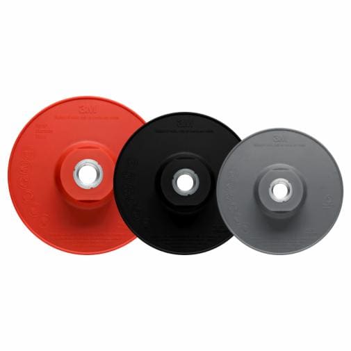 A group of various 3M Disc Back-up Pads Ribbed