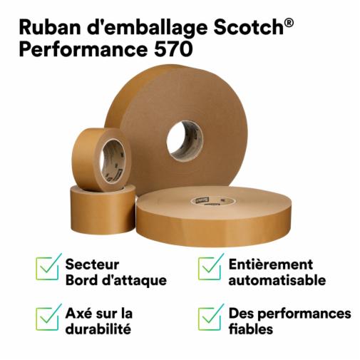 Ruban Gommé Marron 70 Mm X 200 M – Solide Et écolo Pour Vos Colis