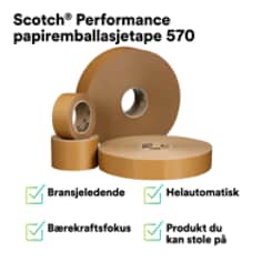 Scotch® Performance Paper Box Sealing Tape 570, image 1, Norwegian