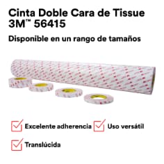 Cinta Doble Cara de Tissue 3M™ 56415