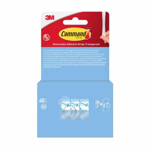 Command™ Adhesive Strip 17020CLR-40-EU-cfip