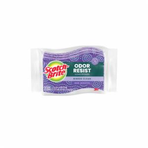 Scotch-Brite Odor Resist Non-Scratch Sponge 20303-8, 8/3 image Scotch-Brite Odor Resist Non-Scratch Sponge 20303-8, 8/3image