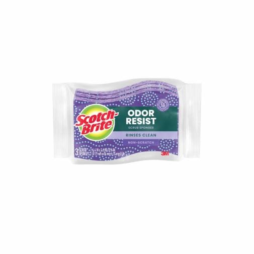 Scotch-Brite® Odor Resist Non-Scratch Sponge,  3 Pack - In Pack Center Image