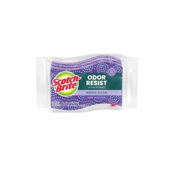 Scotch-Brite Odor Resist Non-Scratch Sponge 20303-8