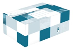 Scotch™ Designer Small Box 9.5 IN x 6 IN x 3.75 IN, Small, 1 Box