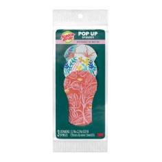 Scotch-Brite® Pop Up Floral Sponges - Straight Image, In Pack