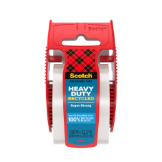 Scotch® Heavy Duty Recycled Tape 175HDR, 1.88 in x 22.2 yd (48 mm x 20.3 m)