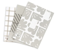 Scotch™ Designer Poly Bubble Mailers, Size 5, 3 Mailers, Taupe Designs