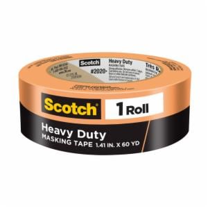 Scotch Heavy Duty Masking Tape 2020+-36AP, 1.41 in x 60.1 yd (36mm x 55m) image Scotch Heavy Duty Masking Tape 2020+-36AP, 1.41 in x 60.1 yd (36mm x 55m)image