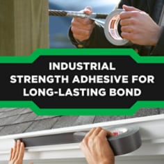 3M™ All Weather Black Duct Tape - Product Benefit 1 B+ Image