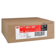 Case of 3M Red Buffer Pad 5100, Red, 380 mm x 82 mm, 15 in, 5 ea/Case