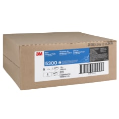 Case of 3M Blue Cleaner Pad 5300, Blue, 305 mm x 82 mm, 12 in, 5 ea/Case