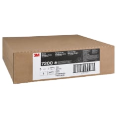 Case of 3M Black Stripper Pad 7200, 380 mm x 82 mm, 15 in, 5 ea/Case