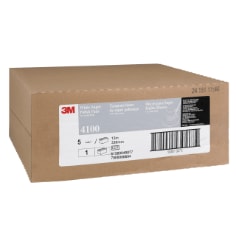 Case of 3M White Super Polish Pad 4100, White, 330 mm x 82 mm, 13 in, 5 ea/Case