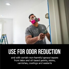 3M™ Cartidge Odor/ Particulate, 60921. Use for odor reduction. Enhanced image for ecommerce.