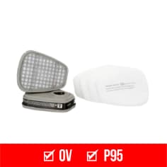 3M™ Paint Protect Replacement 6022 OV P95 Cartridge OV. Enhanced image for ecommerce.