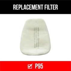 3M™ Particulate Filter, 5P71, Out of Package, Replacement filter P95. Enhanced image for ecommerce.