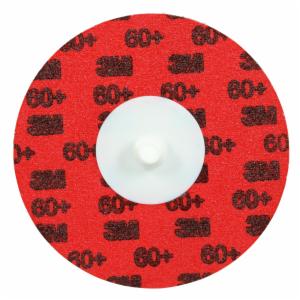 3M™ Roloc Durable Edge Disc 767F, 60+ YF-weight, TR, Maroon, 2 in, Die R200P, 50/Carton, 200 ea/Caseimage