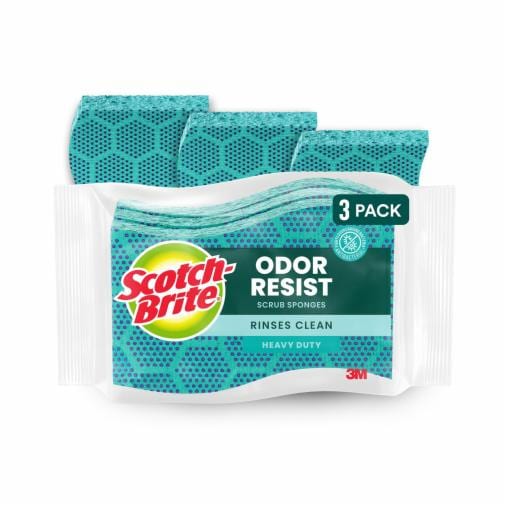 Scotch-Brite® Odor Resist Heavy Duty Scrub Dots Sponge, 30303-8, Hero Image